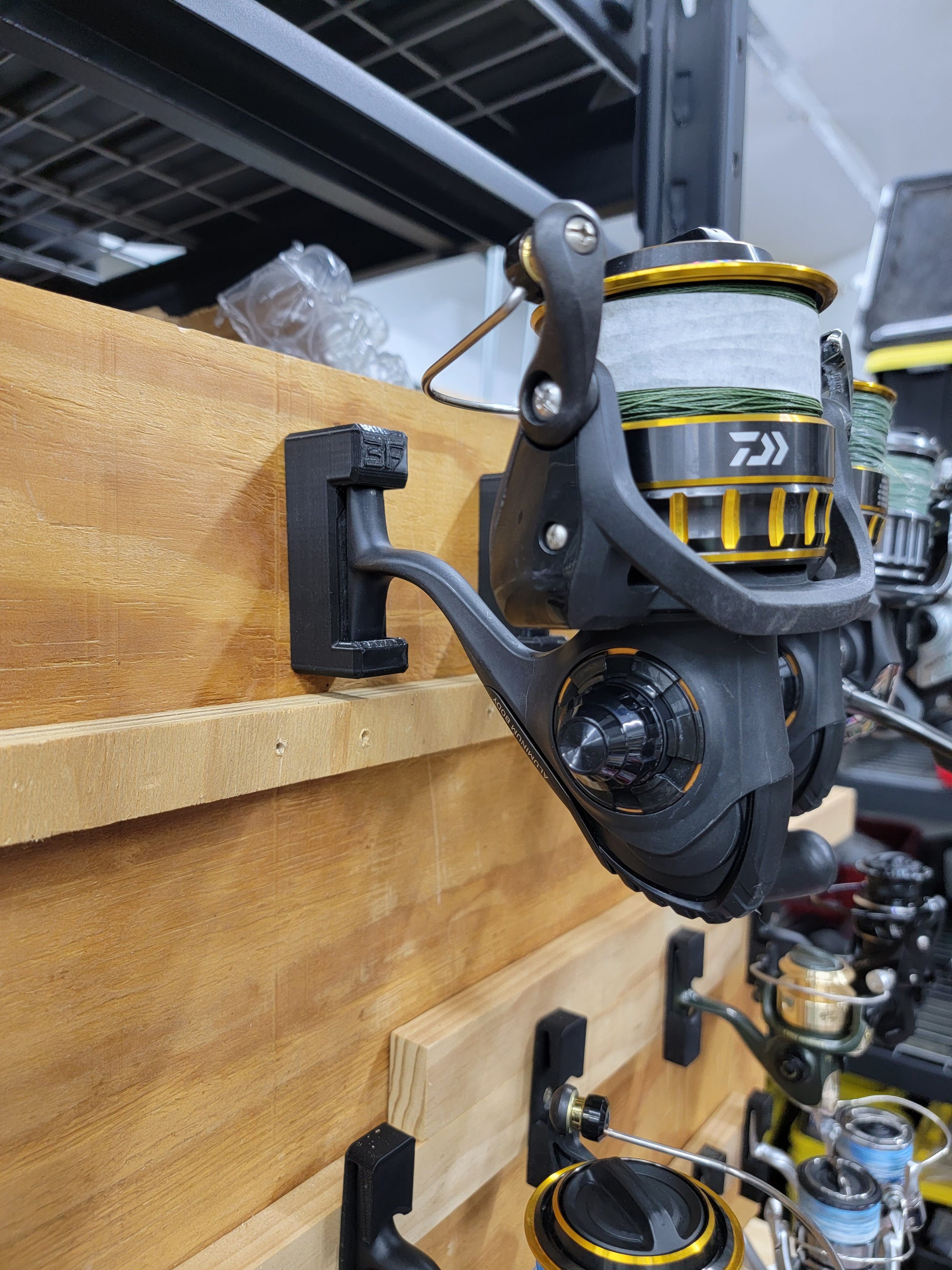 Fishing Reel Wall Mount Securely Display Your Reels / Wall-mounted Fishing  Reel Rack / Organize and Showcase Your Reel Collection 